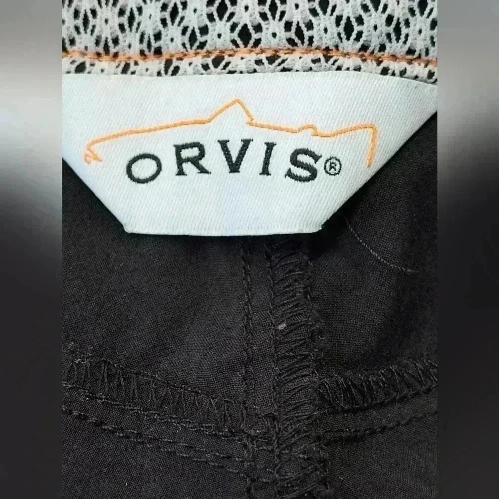 Orvis Women's Black Nylon Hiking Lightweight Pants | Size 10 - Picture 3 of 6
